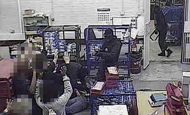 Security footage of the heist was helpful, but the thieves' sloppiness was their undoing.